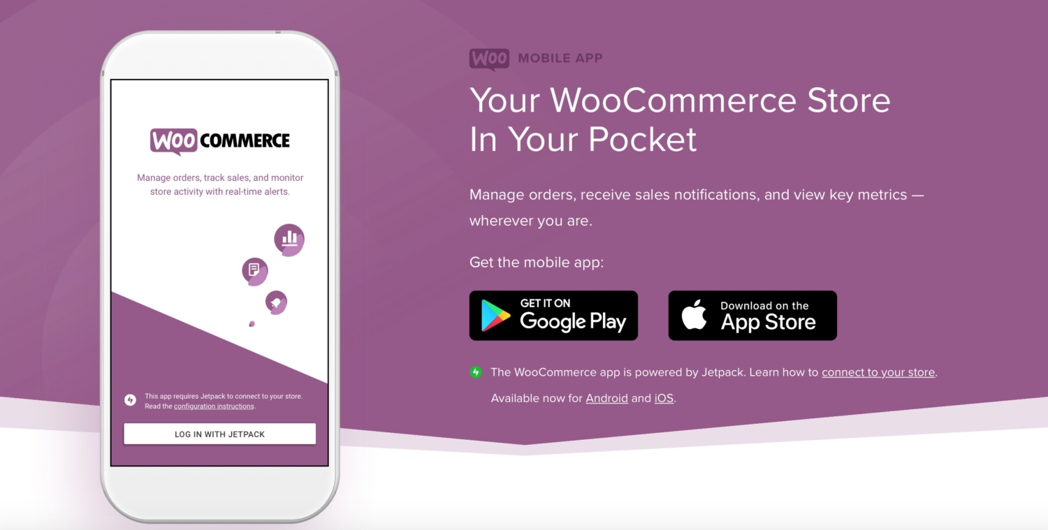 WooCommerce App für iPhone und Android
